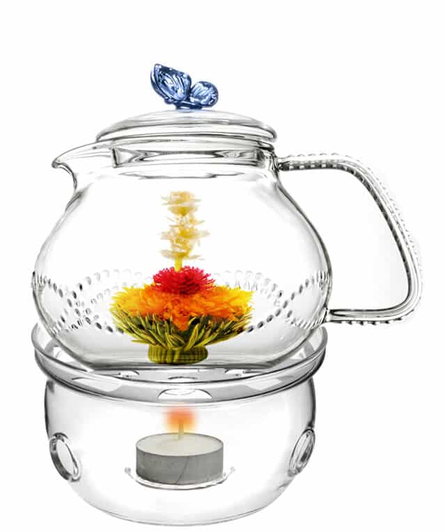 Giveaway: blue butterly teapot