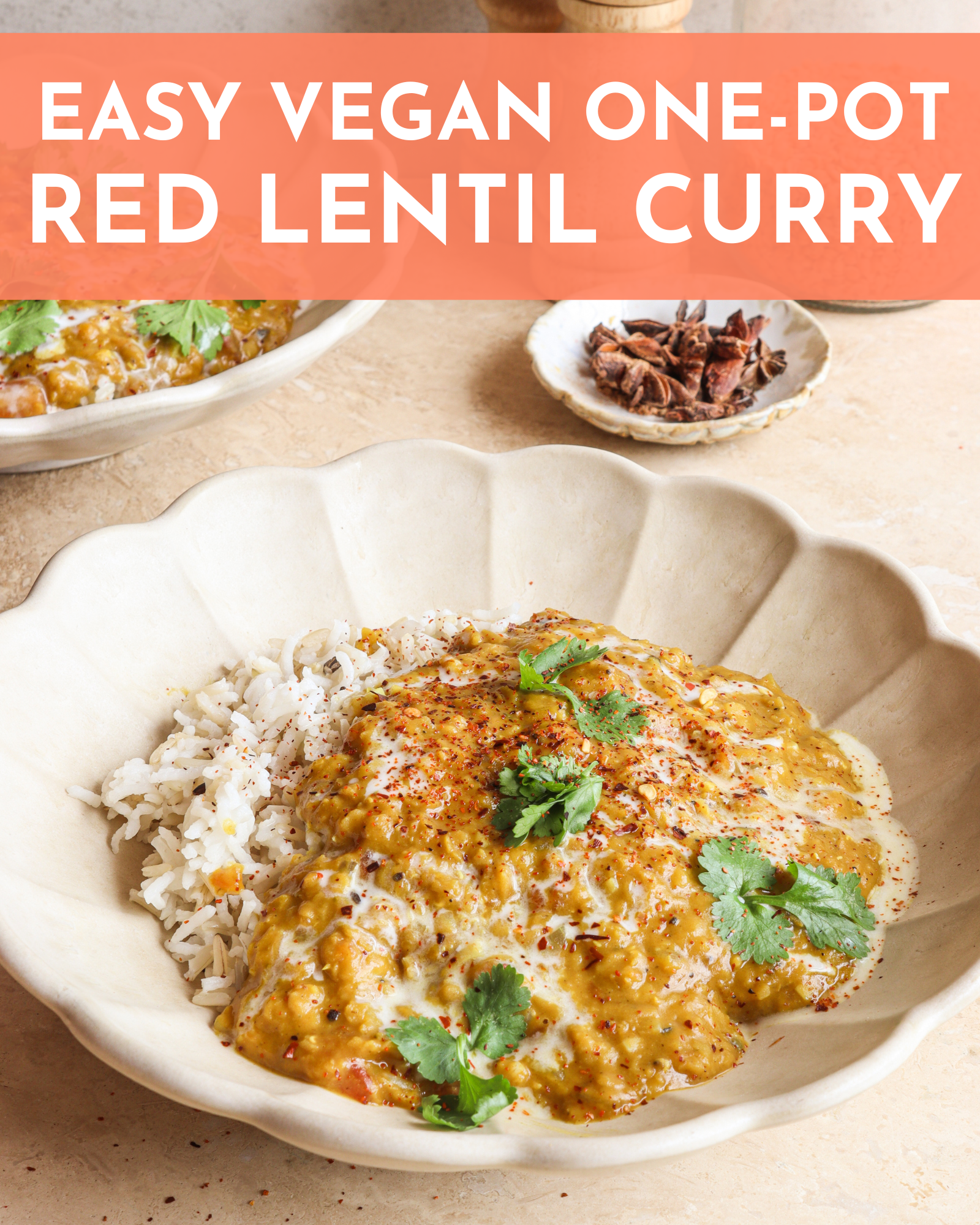 Easy red lentil curry recipe