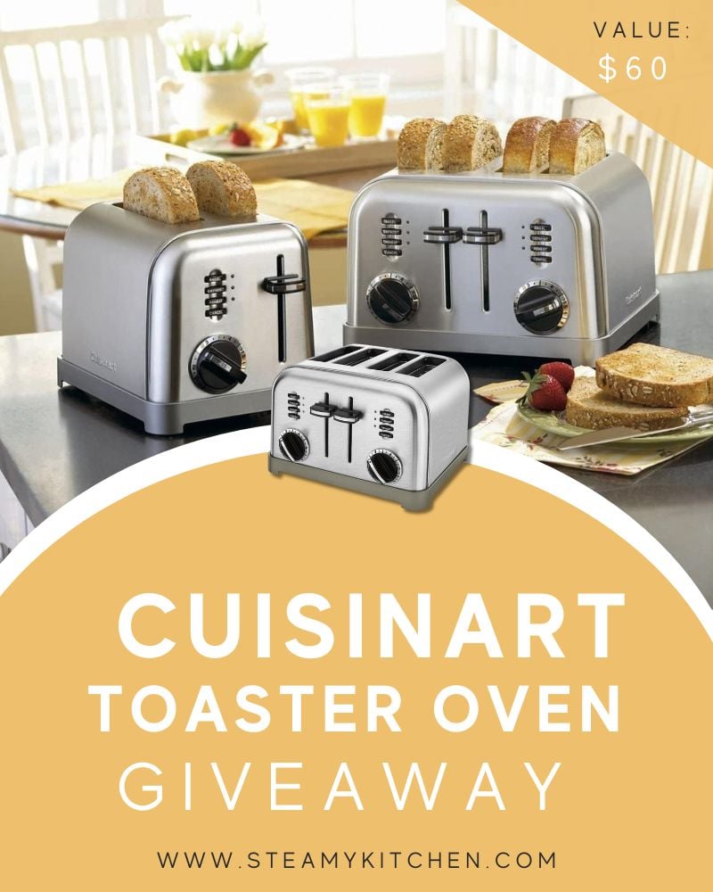 Cuisinart 4 Slice Toaster Oven GiveawayEnds in 44 days.
